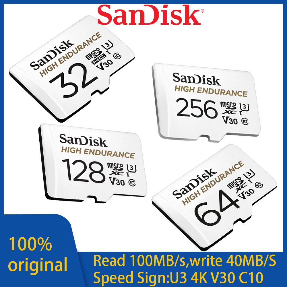 SanDisk Transflash TF  ũ SD, SDHC, 32GB, SDXC, 64GB, 128GB, 256GB, U3, V30